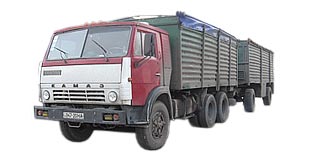 КАМАЗ - 5320 с прицепом ГКБ-8350